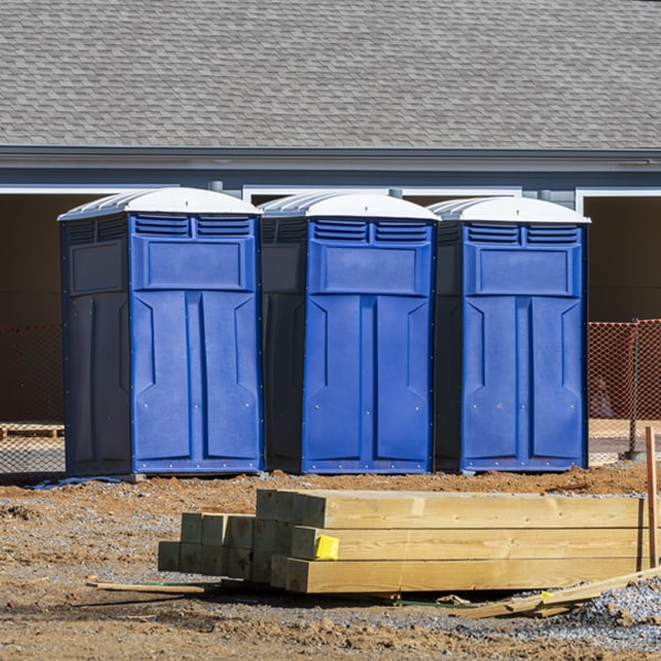 is there a specific order in which to place multiple portable toilets in Keytesville MO